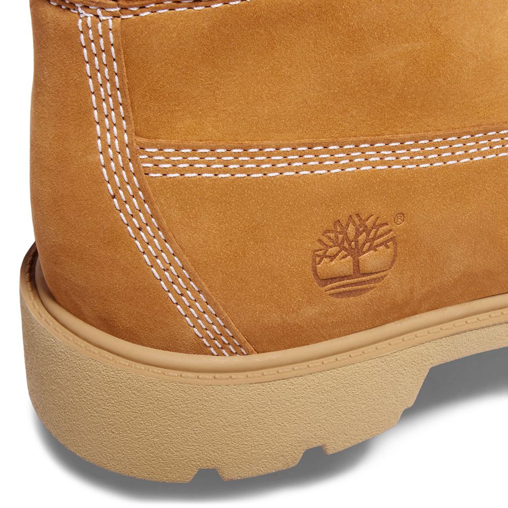 Bocanci 6-Inch Timberland Copii Maro/Negrii - Junior Classic Waterproof - Romania - BZTAQR419